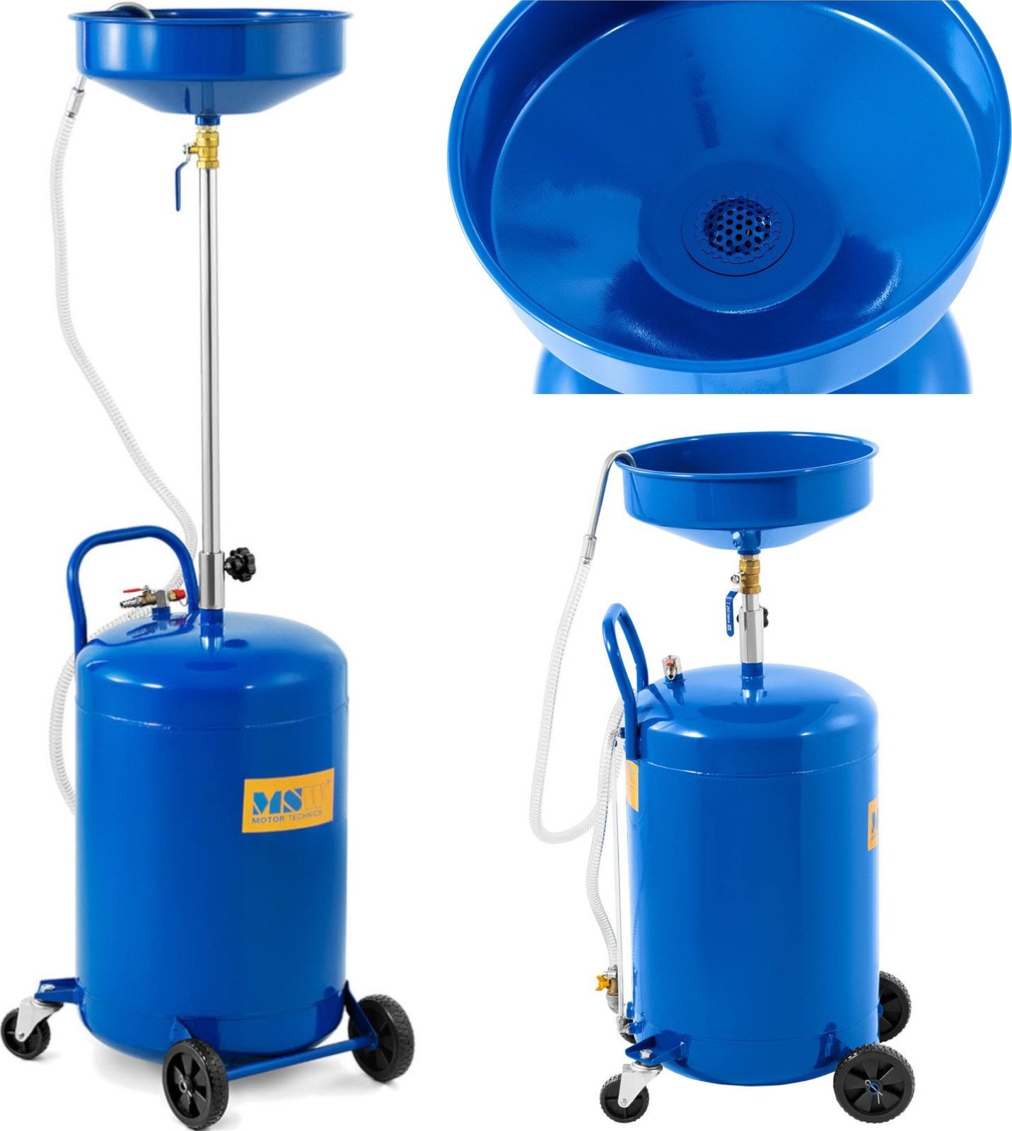 MSW Zlewarka odsysarka pneumatyczna do oleju 68 l Zlewarka odsysarka pneumatyczna do oleju 68 l