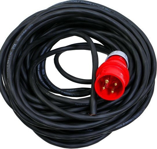 Mojeledy Przewód przyłączeniowy OW 4x2,5 wtyczką 16A 4p 10m