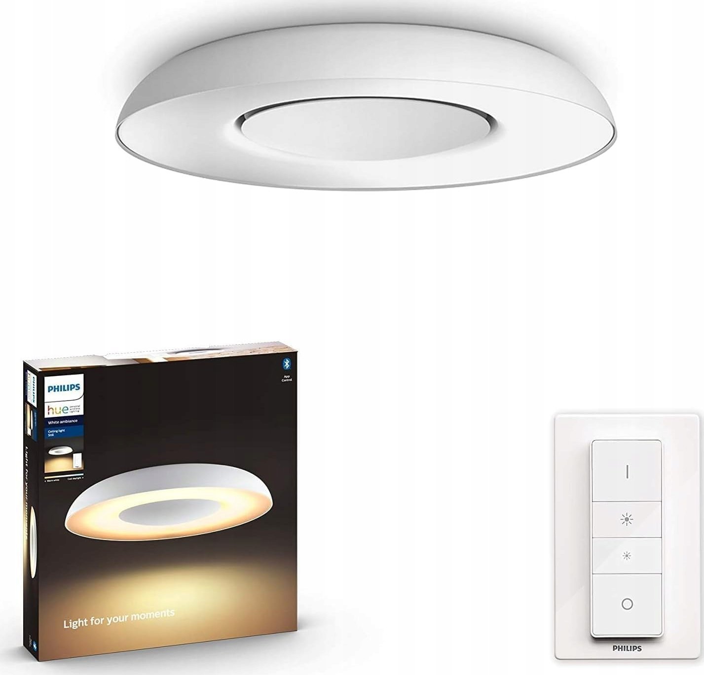 Philips Hue White Ambiance lampa sufitowa+ przełącznik ściemniania 2350lm