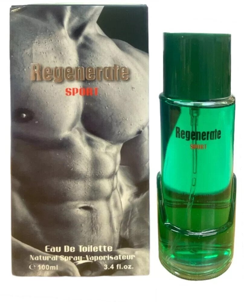 Fine Perfumery, Regenerate Sport Green, Eau De Toilette, For Men, 100 ml For Men