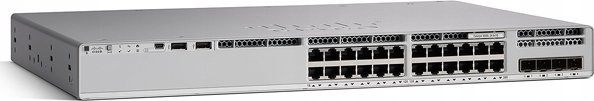 Switch Cisco Cisco C9200L-24PXG-4X-E łącza sieciowe Zarządzany L3 Obsługa PoE Szary
