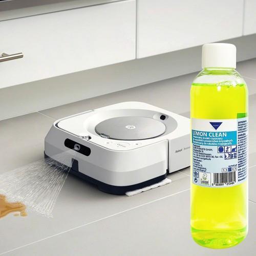 Kleen Lemon Clean 200 ml + 2 pipety do dozowania - Płyn do robotów 2w1 na bazie alkoholu
