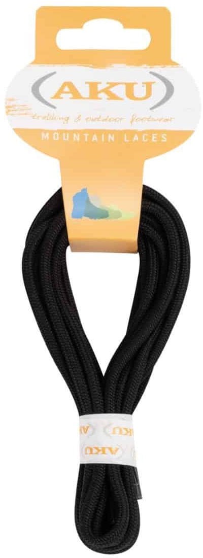 Aku LACES ROCKY ROUND, black, 160 cm