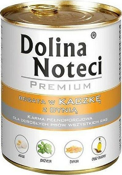 Dolina Noteci Dolina Noteci Premium kaczka z dynią 800g - karma dla psów dorosłych uniwersalny