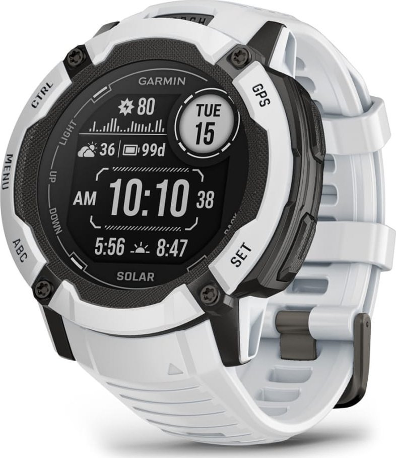 Zegarek sportowy Garmin Instinct 2X Solar Biały (010-02805-04)