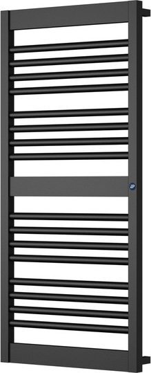 Grzejnik łazienkowy Instal-Projekt Grzejnik drabinkowy FRAME 500X1070 542W, podłączenie dolne, rozstaw= 470mm, kolor: czarny mat (c31)