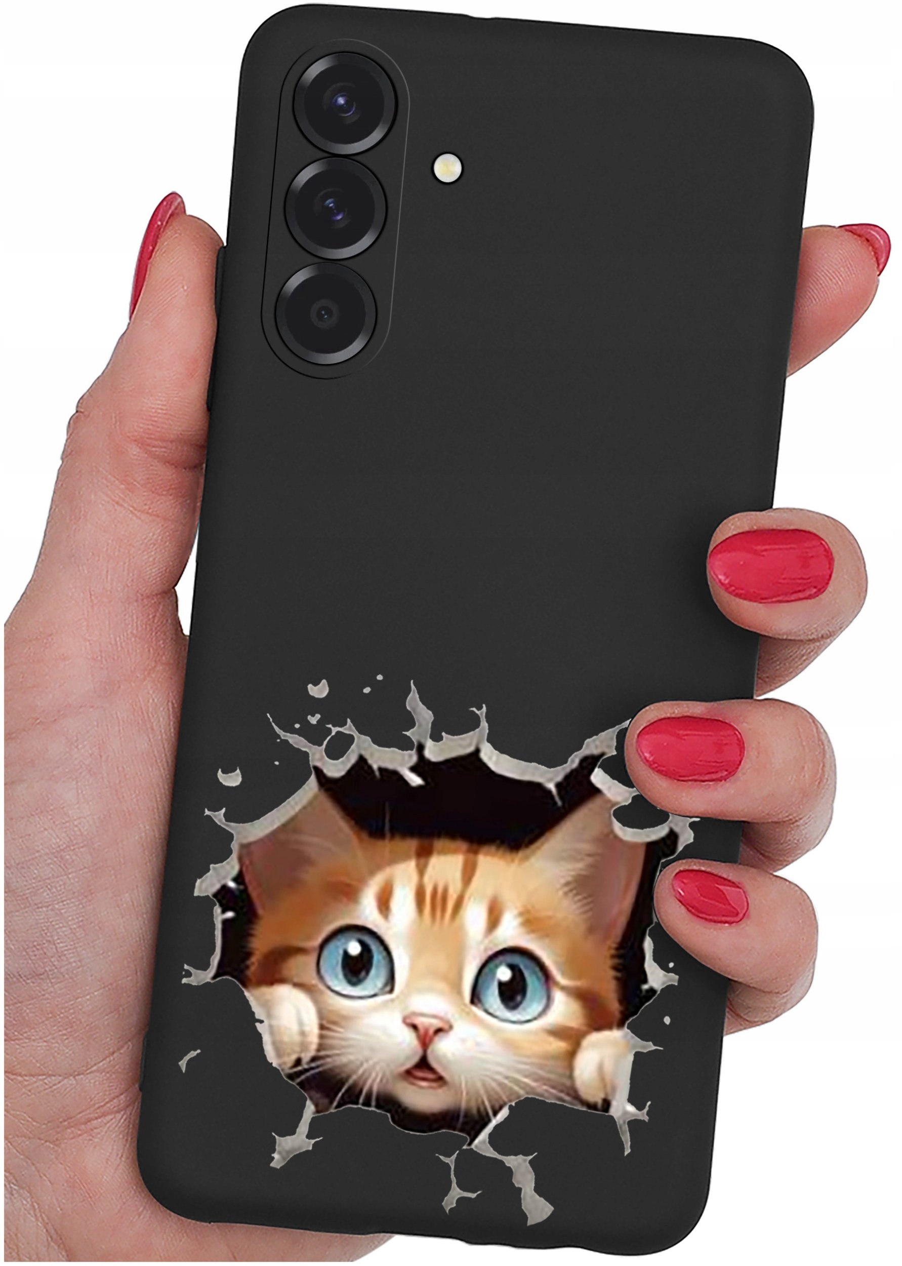 ETUI do Samsung A26 5G | WZORY | SILIKONOWE MATT CASE + SZKŁO 9H