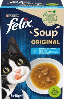 Felix FELIX Soup Original Rybne smaki 6x48 g