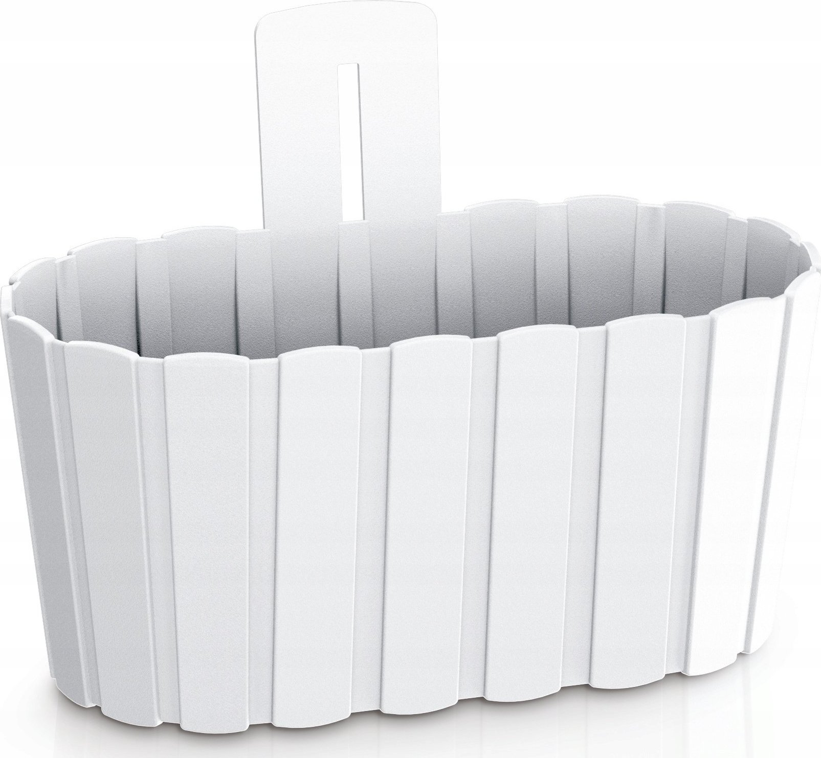 Prosperplast Doniczka na ścianę BOARDEE DDES280-S449, Kolor Biały, Prosperplast, Wymiary 27.4x15x20 cm