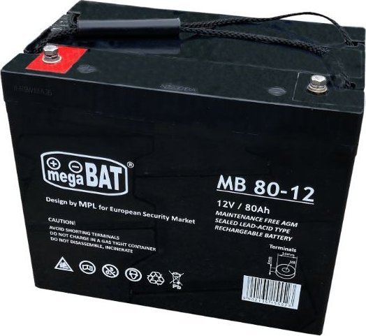 Akumulator VRLA MB 80-12 (260/168/211mm)