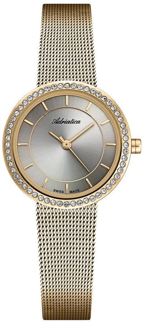 Zegarek damski Adriatica A3645.1117QZ złoty