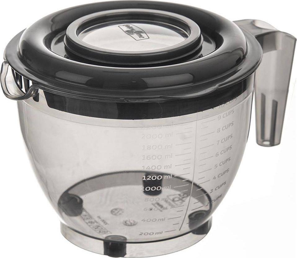 Orion Miska kuchenna do miksowania ubijania pojemnik dzbanek z miarką uchwytem otworem pokrywką 2,5 l