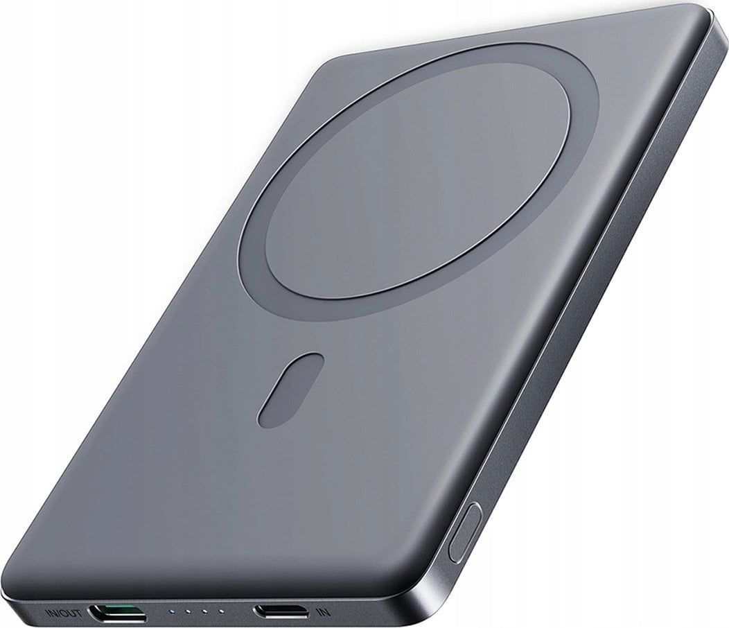 Joyroom Powerbank Joyroom JR-PBM08 5000mAh 20W z ładowaniem indukcyjnym - szary