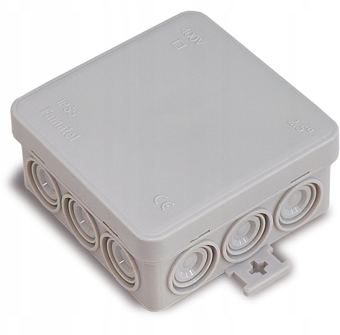 Puszka odgałęźna naścienna IP54 85 x 85 x 40 mm E113 3052