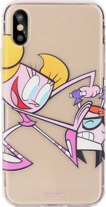Cartoon Network Dexter Silicone Case for Apple iPhone XS Max Dexter with Dee Dee