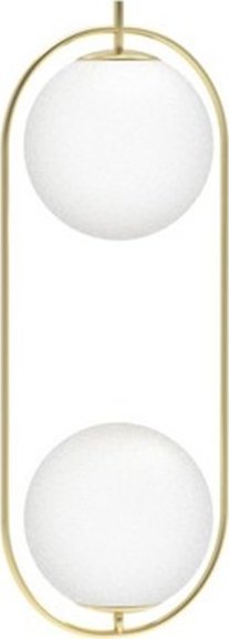 Lampa wisząca Azzardo Szklana lampa wisząca Coco AZ4982 eliptyczna złota