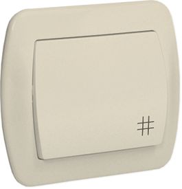 Kontakt-Simon Łącznik krzyżowy Simon Akord pojedynczy 10AX beżowy (AW7/12)