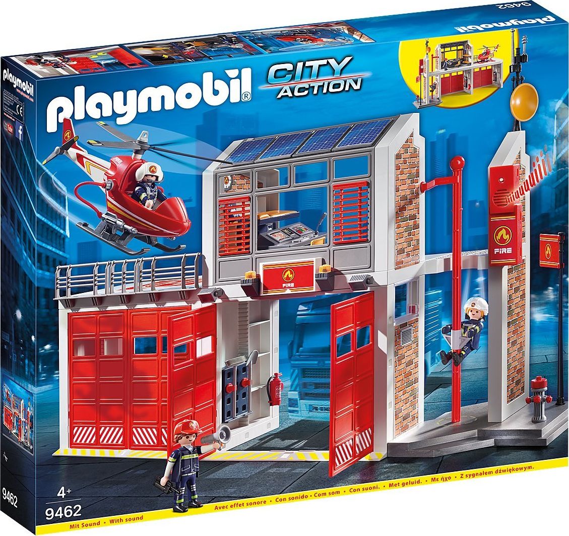 Playmobil City Action Duża remiza strażacka (9462)