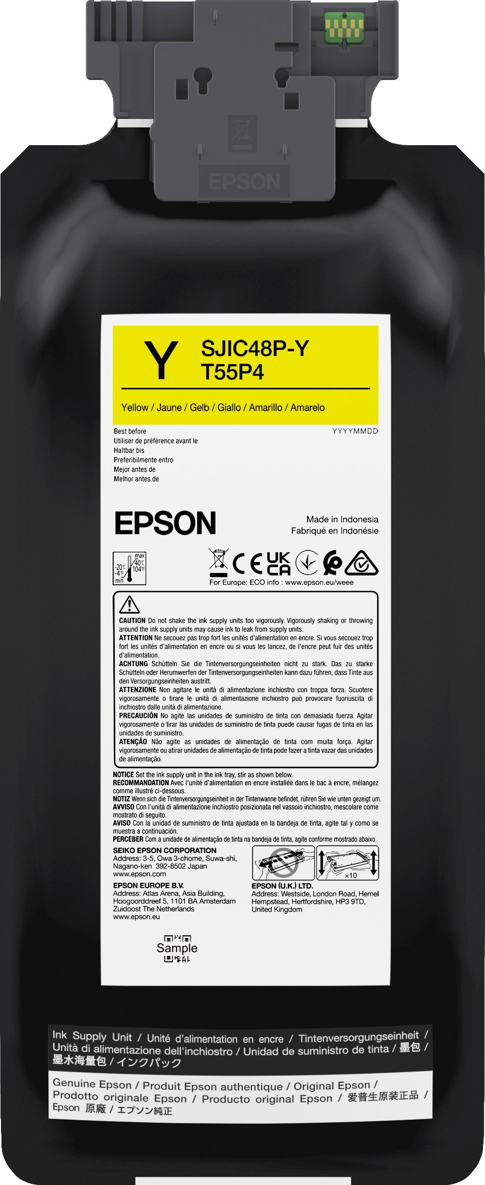 Brother Epson SJIC48P-Y nabój z tuszem 1 szt. Oryginalny Żółty