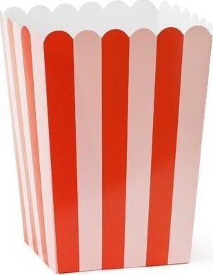 Pudełka na popcorn 11x11x15.5cm 6szt