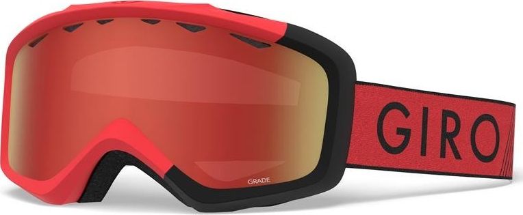 Giro Gogle zimowe GIRO GRADE RED BLACK ZOOM (szyba AMBER SCARLET 41% S2)