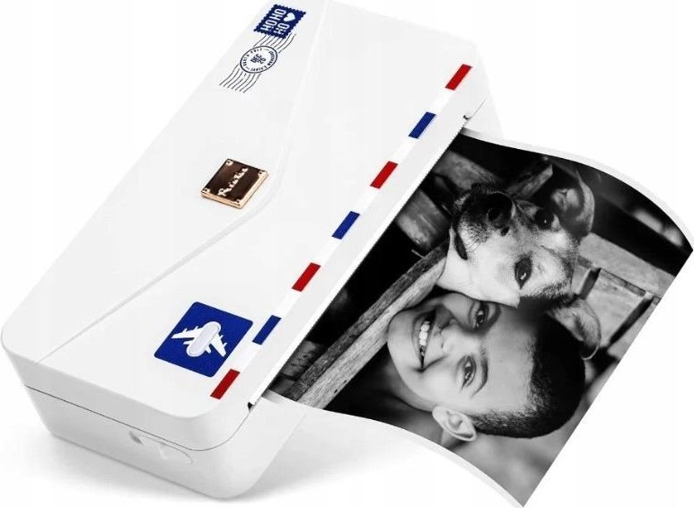 Drukarka etykiet Phomemo Phomemo M04 As Mini Drukarka Termiczna Bluetooth Do Notatek Naklejek Etykiet Zdjęć Grafik / 15-110mm / 300dpi