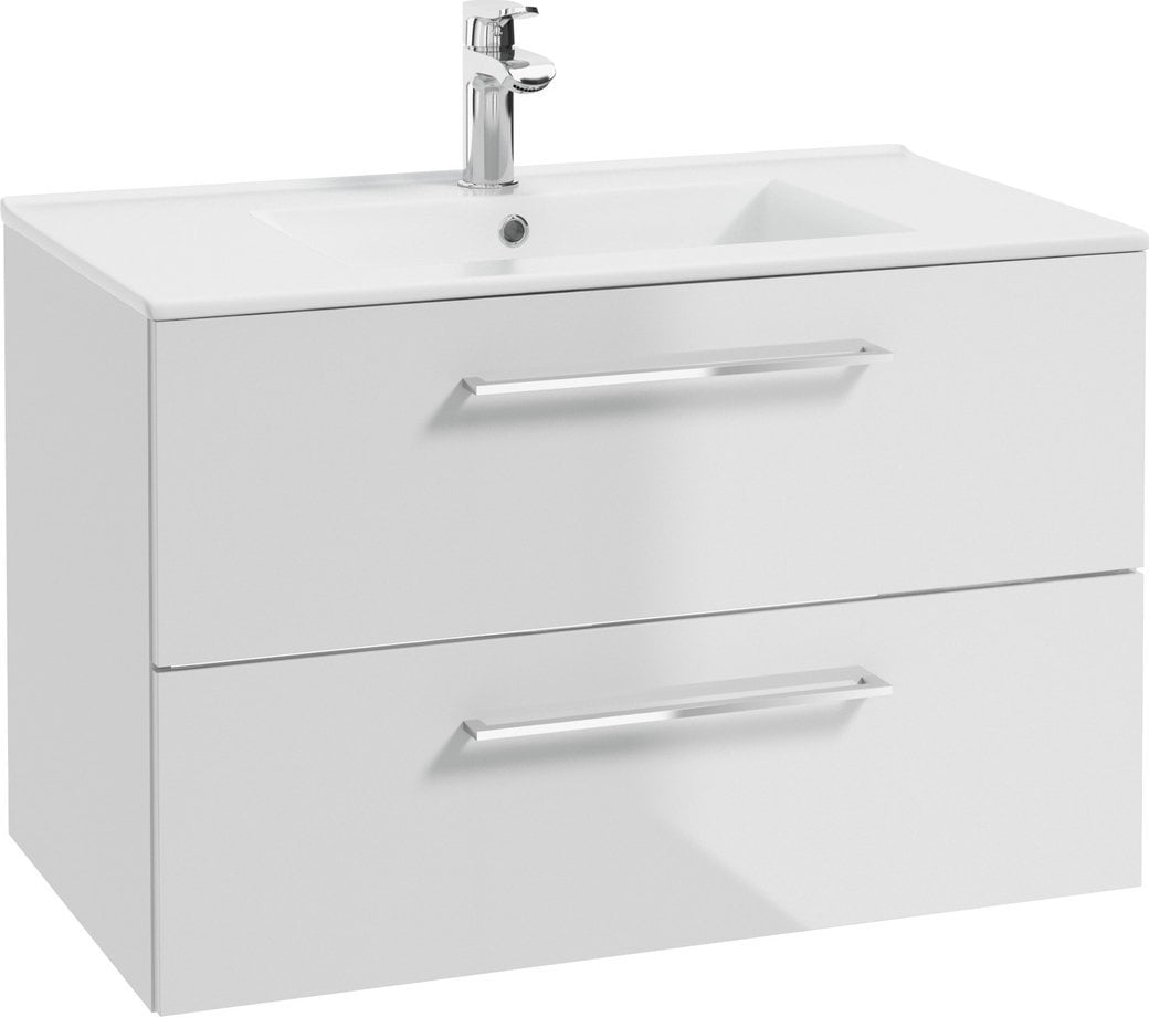 Deftrans 207-D-05013+1520 DEFTRANS KOMPLET GAMA LUMI BLACK 50 2D WHITE (SZAFKA+UMYWALKA) // DEF.207-D-05013+1520