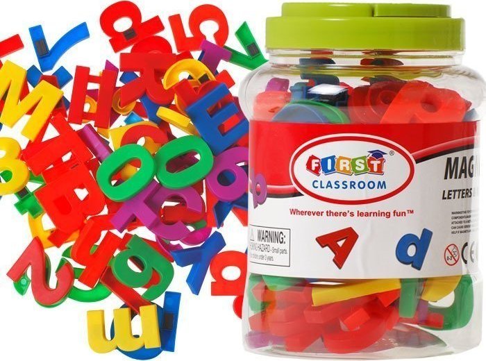 Jokomisiada LITERKI CYFERKI MAGNETYCZNE ALFABET 80elem. TA0033