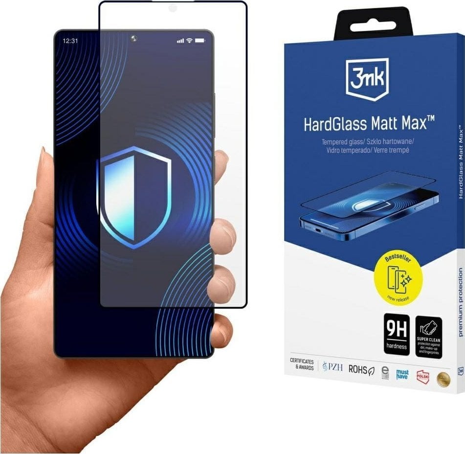 3MK Szkło hartowane HardGlass Matt Max do Samsung Galaxy S25 Ultra