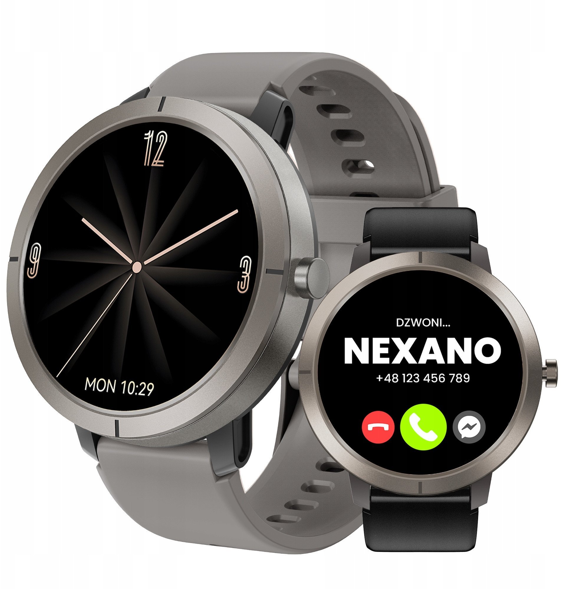 SMARTWATCH DAMSKI ZEGAREK WODOODPORNY GPS MENU PL AMOLED ROZMOWY PULS SPORT