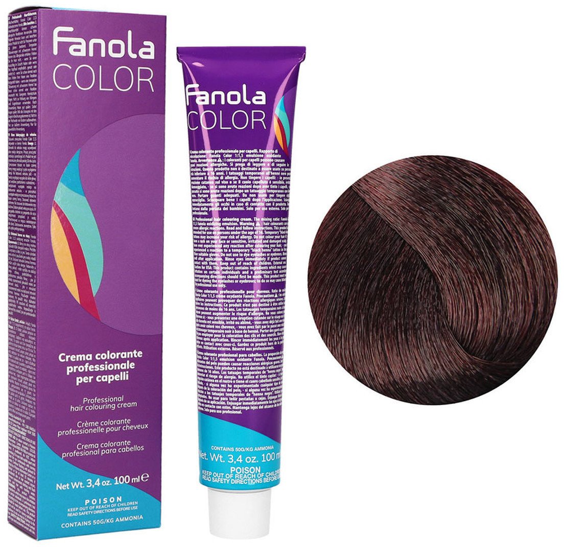 Fanola Color Krem koloryzujący Farba do włosów 100ml Dark Blonde Mahogany (6.5)