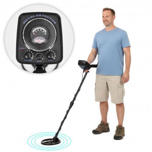 Wykrywacz metali Multistore wodoodporny, antypoślizgowy uchwyt