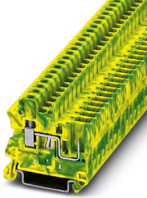 Phoenix Contact Złączka szynowa ochronna 4mm2 śrubowa/wtykowa zielono-żółta UT 4/ 1P-PE (3045606)