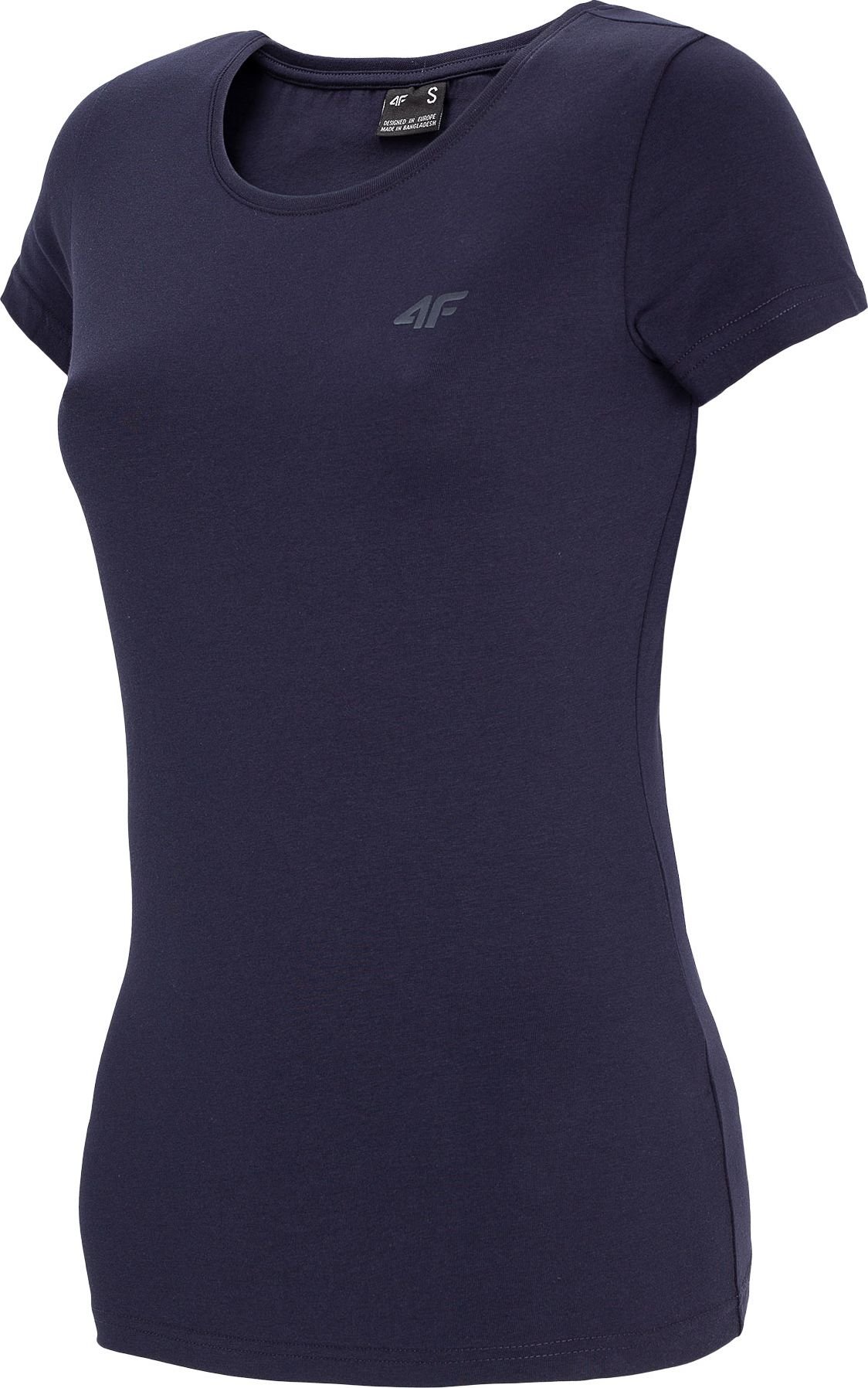 4f t-shirt damski H4Z20-TSD001 GRANAT r.M