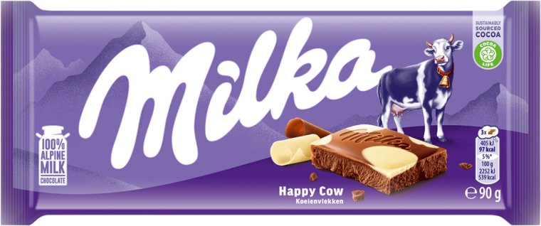 Milka Happy Cow Czekolada mleczna 90 g