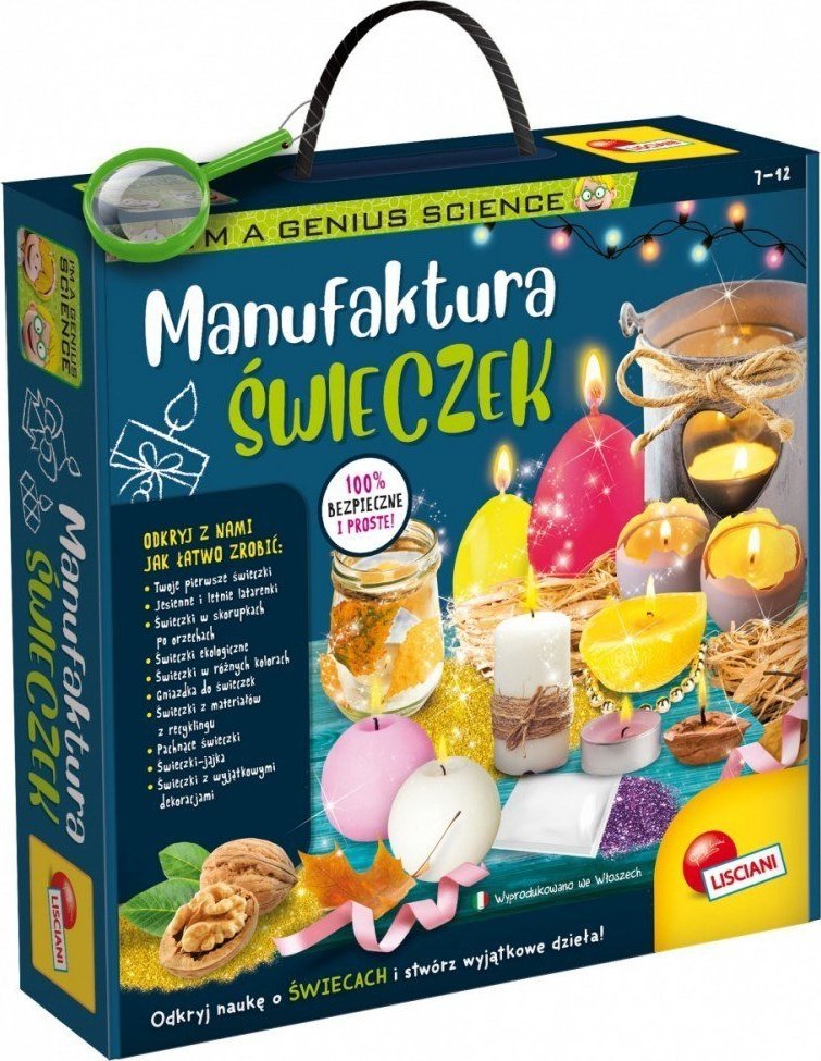 Lisciani Zestaw naukowy Im a Genius Manufaktura wieczek