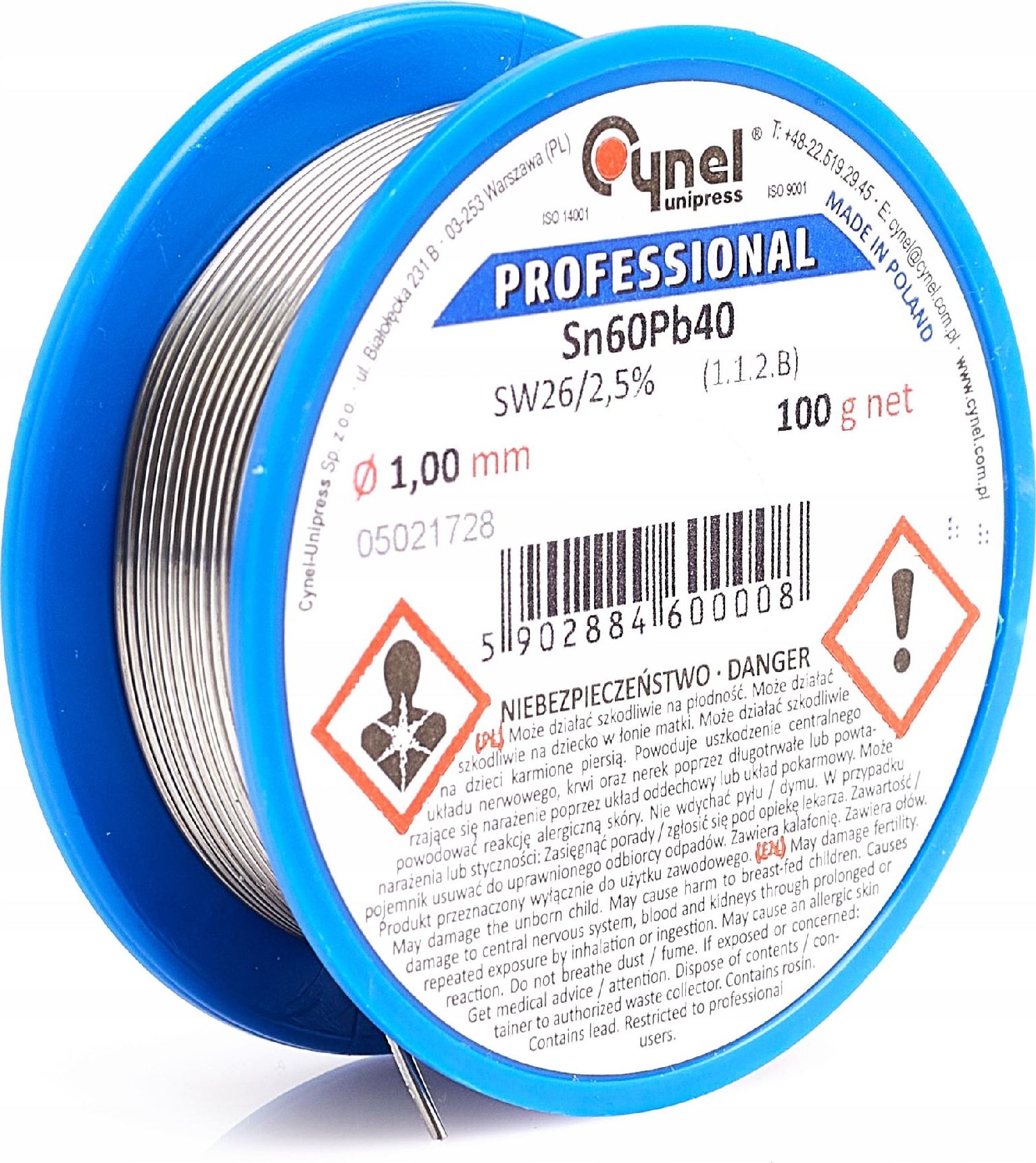 Techrebal Cyna Sn60Pb40-SW26 1,00 100g
