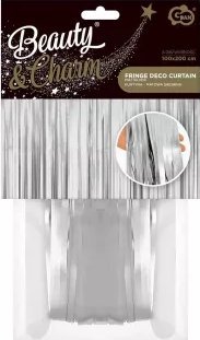 GoDan Kurtyna matowa srebrna 100x200cm