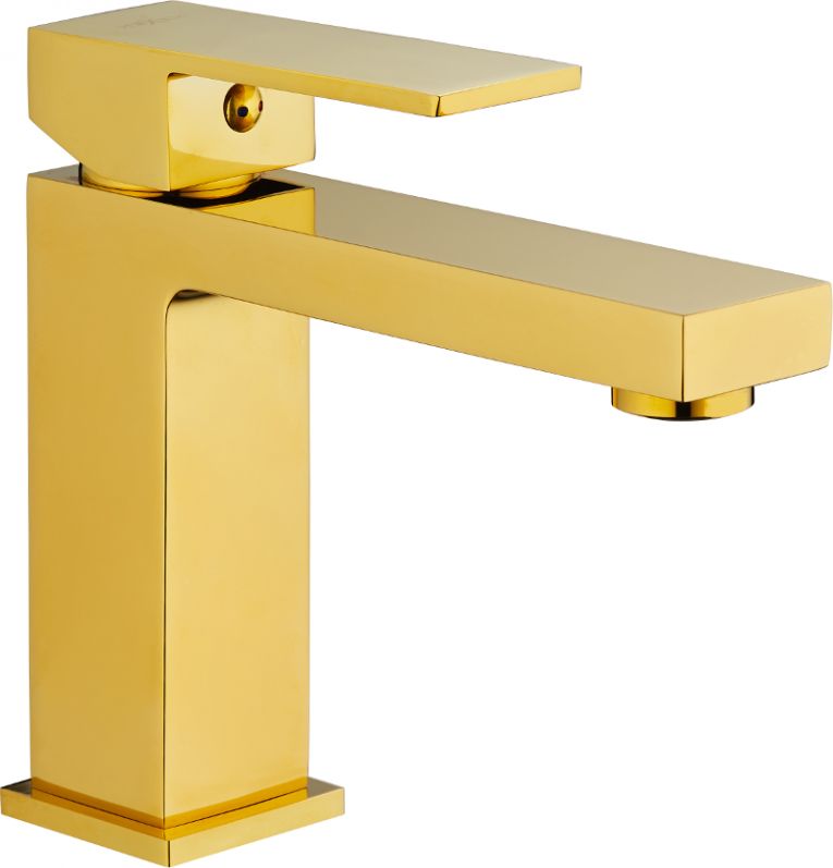 Bateria umywalkowa Mexen Uno stojąca złoty