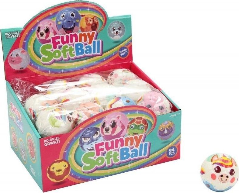 Trifox Piłka miękka piankowa zwierzęta morskie MIX