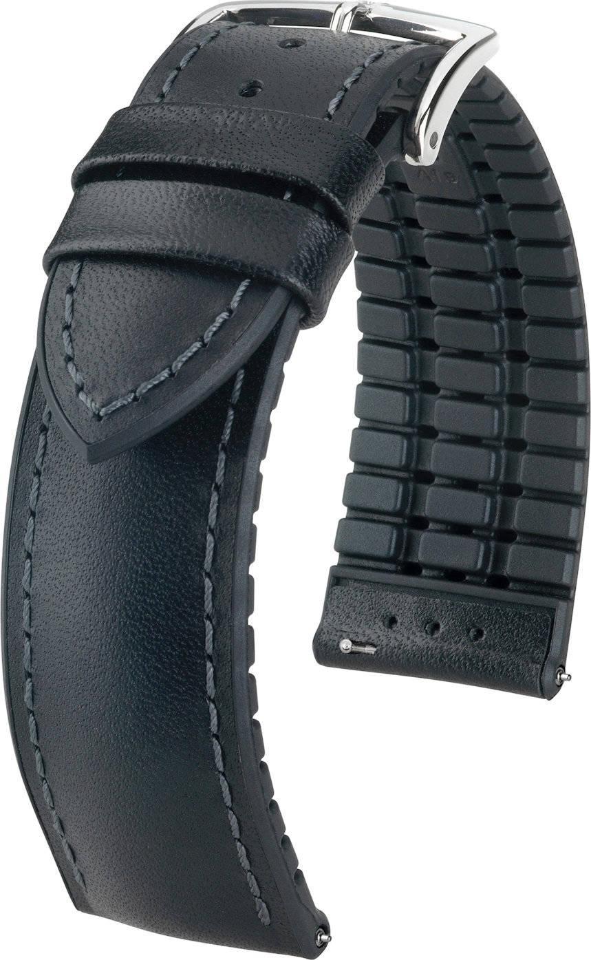 Hirsch Skórzany wodoodporny pasek do zegarka 22 mm HIRSCH James 0925002050-2-22