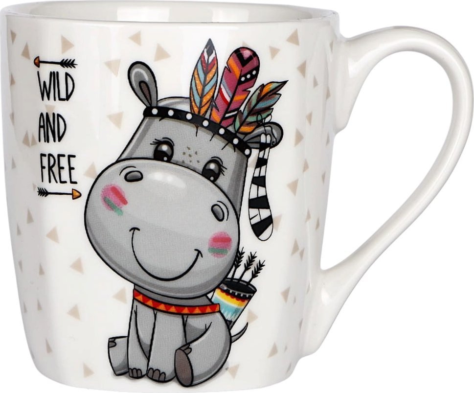Kubek porcelanowy 300 ml Indiana Hipopotam