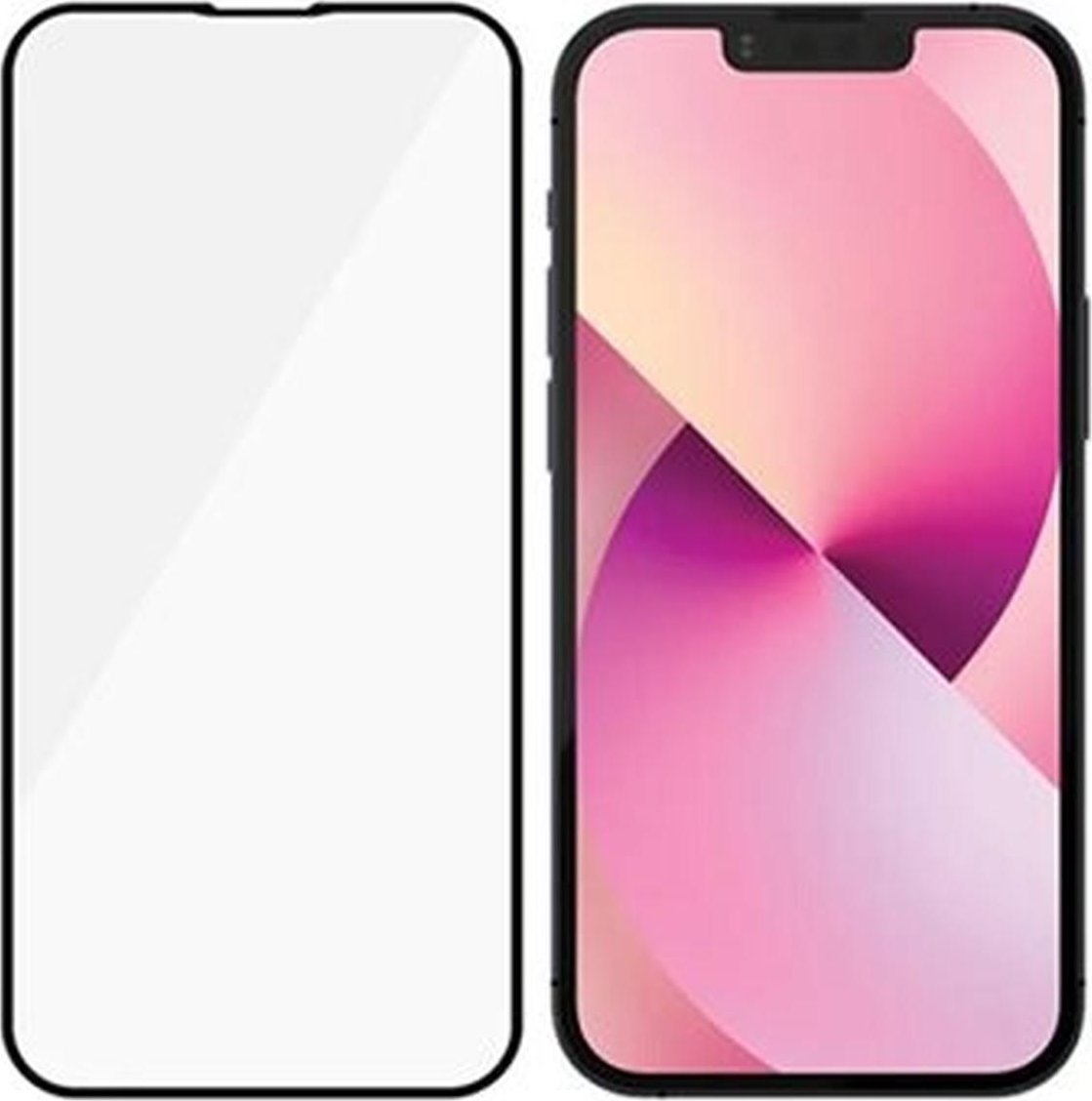 Mocco Full Glue Signature Edition Tempered Glass Full Coverage with Frame Apple iPhone 13 Mini Black