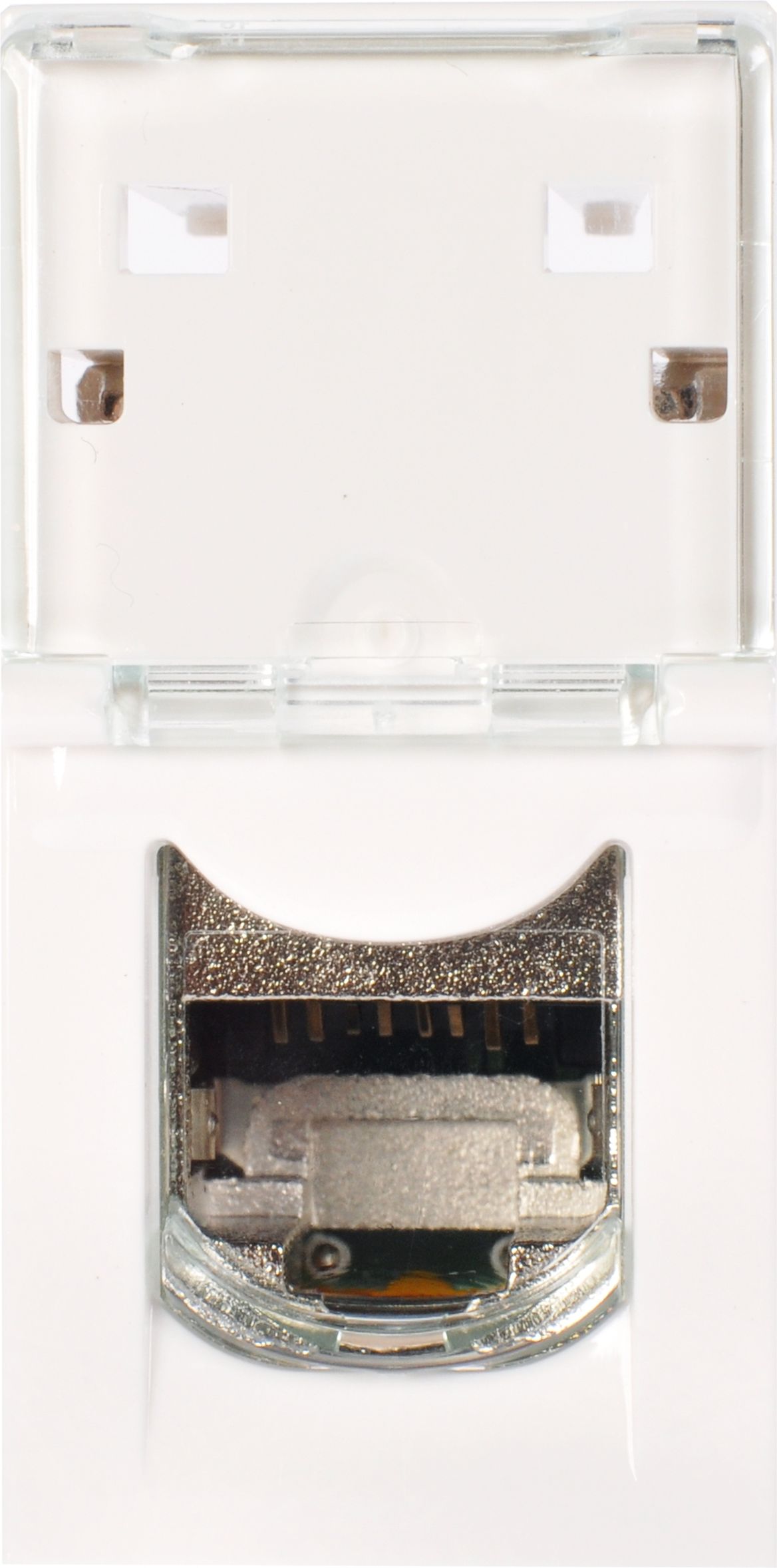 Legrand MOSAIC Gniazdo komputerowe pojedyncze RJ45 kat.6a STP 1M (076573)