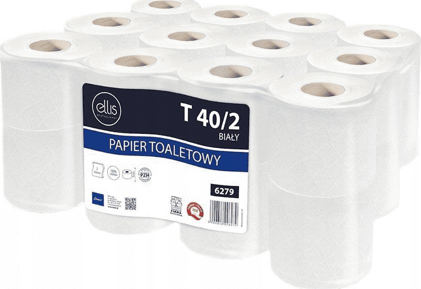 Ellis Papier toaletowy T40/2 biały 24szt. 6279