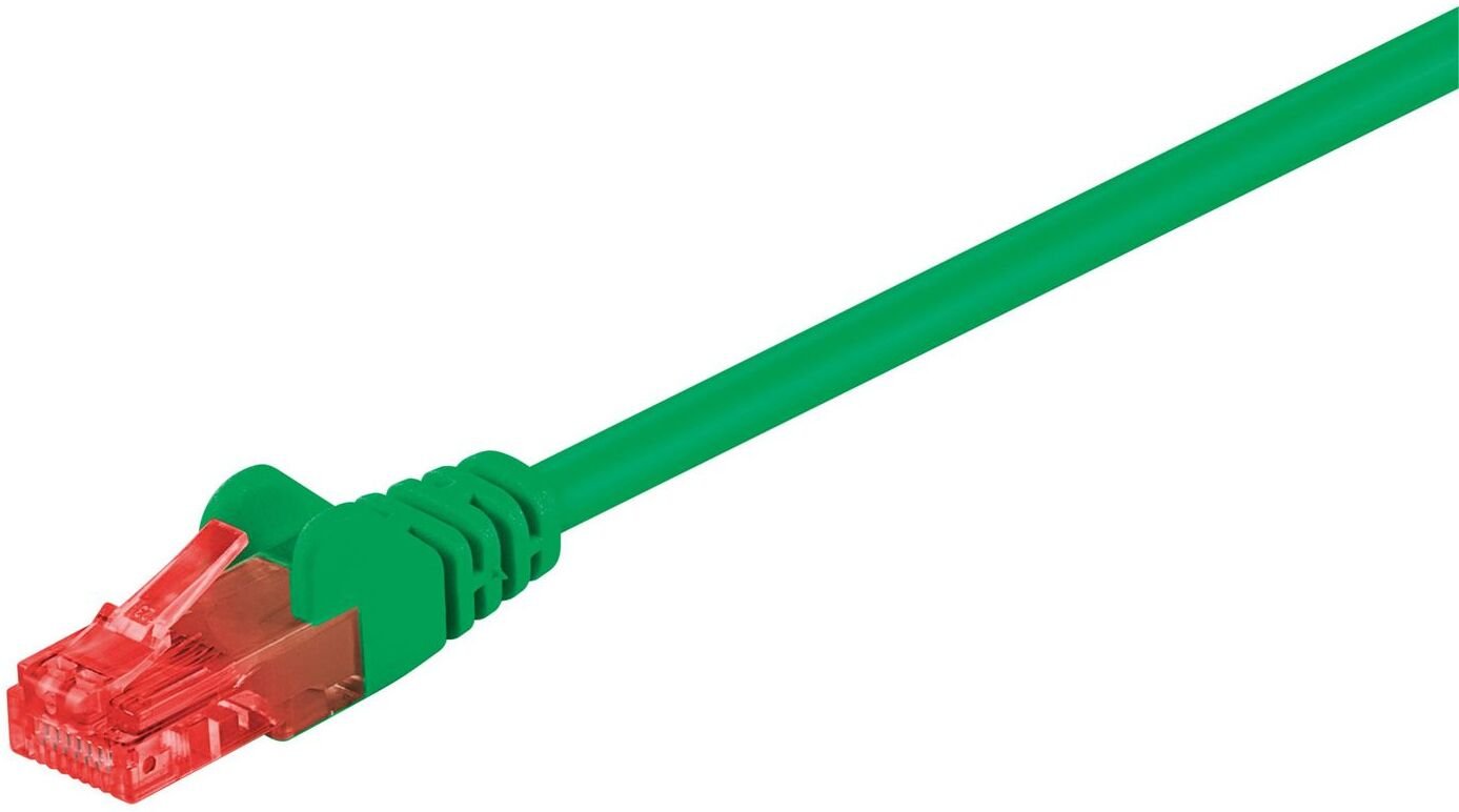 MicroConnect U/UTP CAT6 0,5M Green PVC