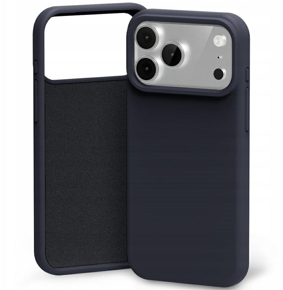 Etui Mercury Silicone do iPhone 17 Pro Max granatowy