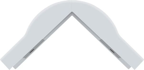 Organizer Qoltec Listwa maskująca Biały 1 sztuka (54226)
