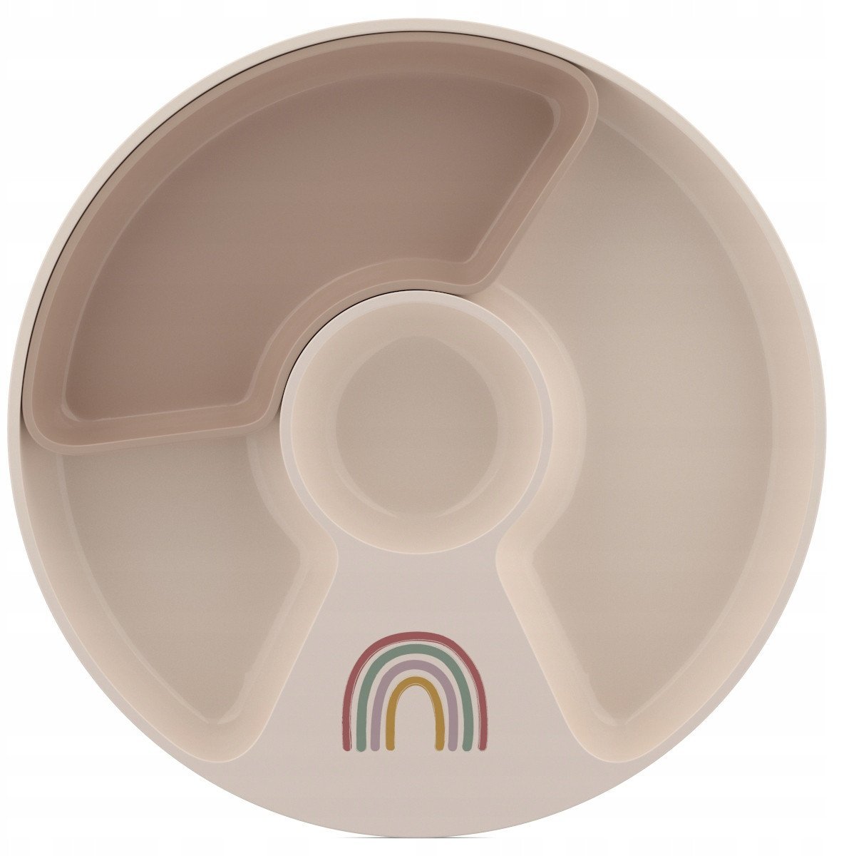 TALERZYK DZIECIĘCY DZIELONY MIO SUNSHINE & RAINBOW 108002565245