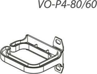 CONTEG CONTEG Prowadnice kablowe pionowe 80 x 60 mm